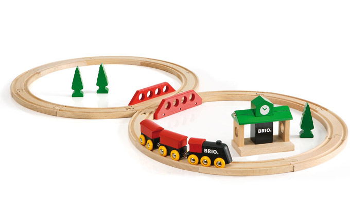 BRIO（ブリオ）クラシックレールトラベル8の字セット