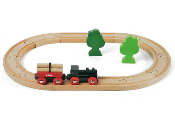 BRIO（ブリオ）小さな森の基本レールセット