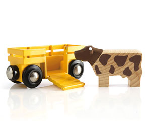 BRIO（ブリオ）牛とワゴン