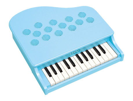 河合楽器（カワイ）ミニピアノP-25（ミントブルー）