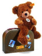 Steiff(シュタイフ)Hannes Teddy bear in suitcase