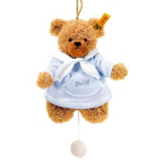Steiff(シュタイフ)Sleep well bear music box ブルー