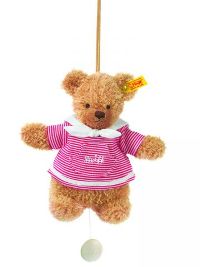 Steiff(シュタイフ)Sleep well bear music box レッド