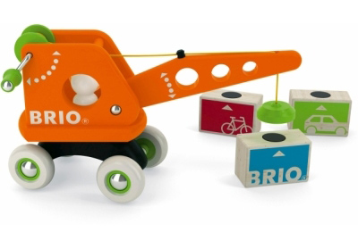 BRIO（ブリオ）クレーンと荷物