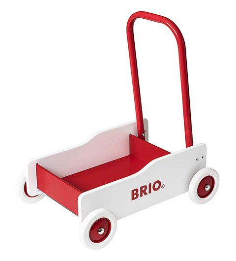 BRIO（ブリオ）手押し車（白）