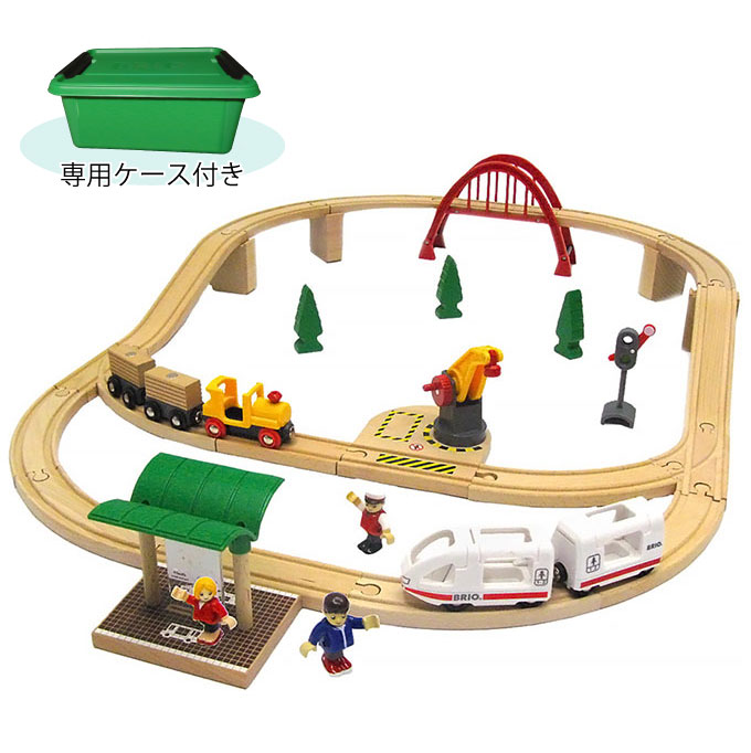 BRIO（ブリオ）貨物&トラベルセット　ケース付