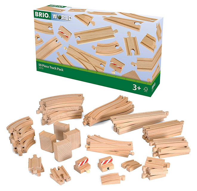 BRIO（ブリオ）50ピース追加レールセット