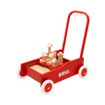 BRIO（ブリオ） ブロック50ピース付手押し車
