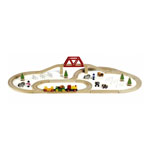 BRIO（ブリオ） トレイン＆ファームセット（バッテリー機関車限定セット）