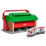 BRIO（ブリオ） ハンドル付き列車車庫