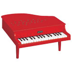 河合楽器（カワイ） ミニピアノP-32（赤）