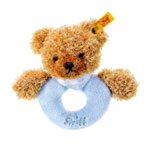 Steiff(シュタイフ) Sleep well bear grip toy ブルー