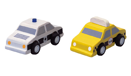 PLANTOYS（プラントイ）タクシーとパトカー