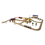 PLANTOYS（プラントイ） ロード＆レールプレイセット 街