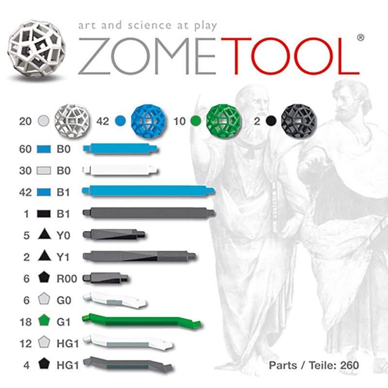 zometool（ゾムツール） 新プラトンの五立体 ZT-0219 おもちゃ屋